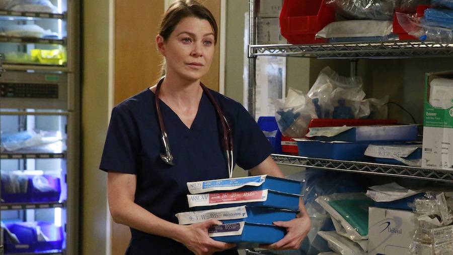 GREY'S ANATOMY - "Time Stops" - The doctors of Grey Sloane Memorial Hospital are forced to put their emotions aside when a catastrophic event occurs, on "Grey's Anatomy," THURSDAY, MAY 7 (8:00-9:00 p.m., ET) on the ABC Television Network. (ABC/Mitchell Haaseth) ELLEN POMPEO