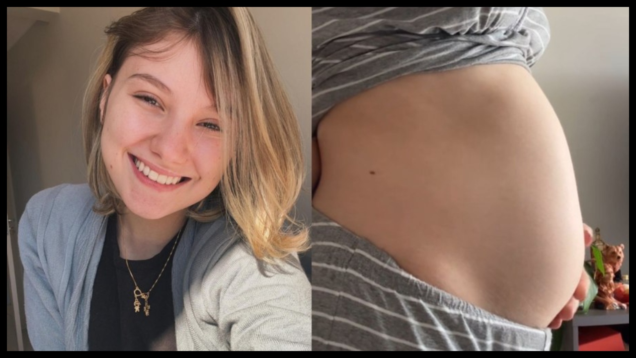 isabel veloso mostra barriga de 6 meses