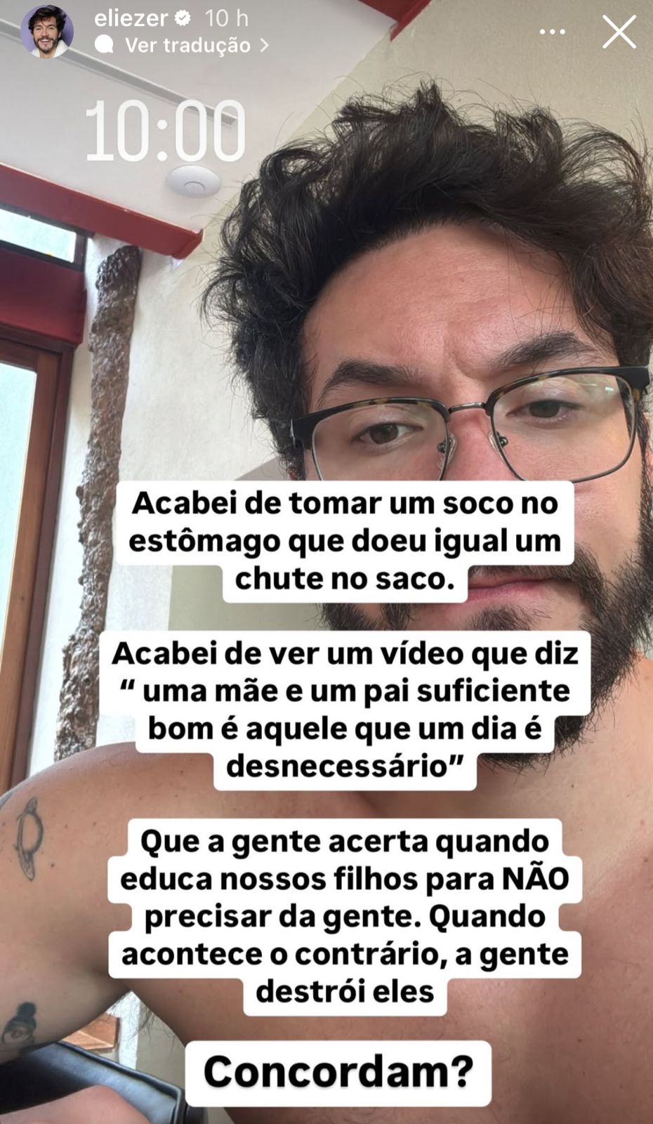 Eliezer via Instagram storie