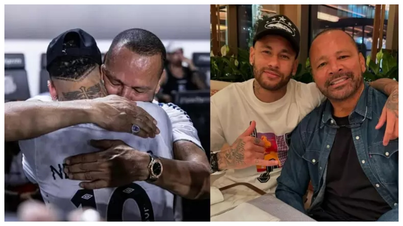 Neymar e seu pai discutem compra do Santos com sheik 1 neymar e seu pai discutem compra do santos com sheik