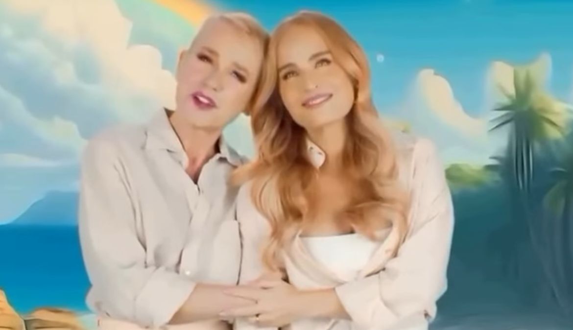 Xuxa e Angélica gravam primeira música juntas 1 Xuxa e Angélica gravam primeira música juntas