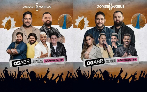 Jorge & Mateus celebram 20 anos de carreira em SP