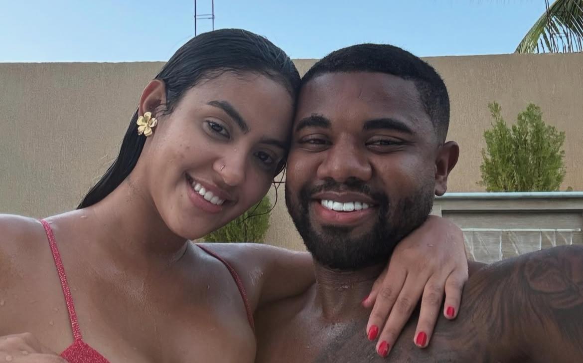 Quem é Adriana Paula, namorada de Davi Brito que está grávida dele