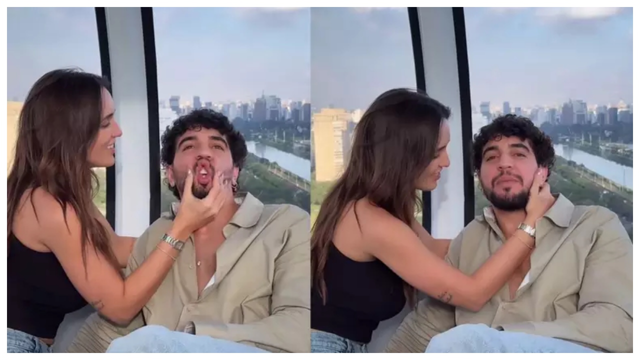 rafa kalimann e nattan trocam carinhos em passeio romantico 1