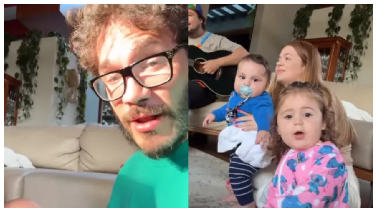 ‘Tomei esporro’: Eliezer se diverte ao relatar bronca da filha em momento fofo 1 tomei esporro eliezer se diverte ao relatar bronca da filha em momento fofo