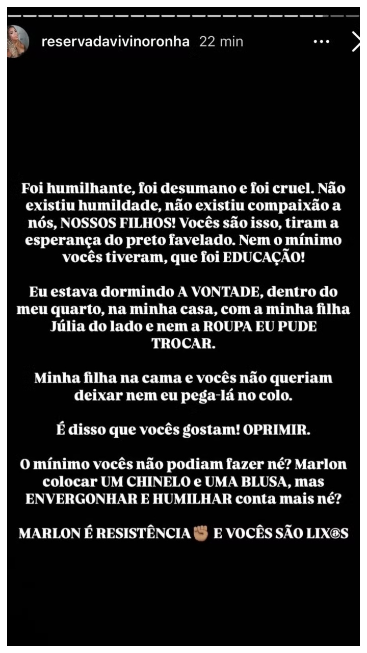humilhante vivi noronha relata momentos da prisao de poze do rodo