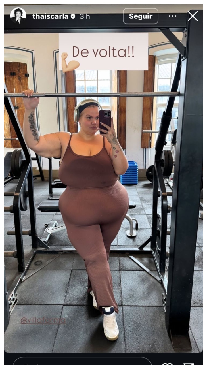 thais carla exibe novo visual apos procedimento bariatrico